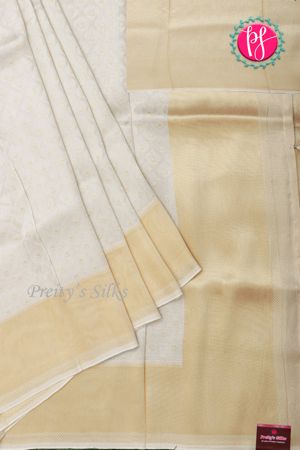 Semi Crepe Tissue silk saree - PA48207