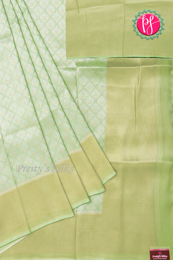 Semi Crepe Tissue silk saree - PA48207
