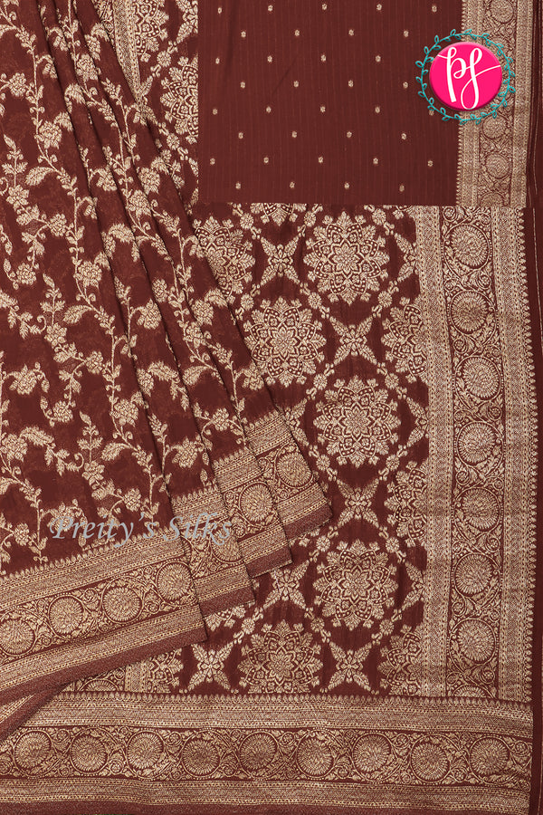 Semi Banarasi Georgette silk saree - PA48714