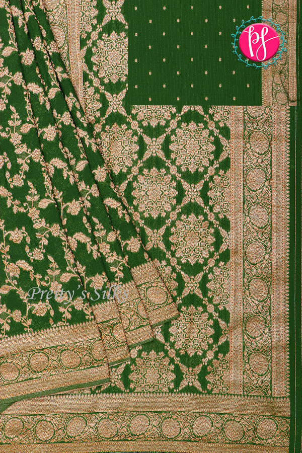 Semi Banarasi Georgette silk saree - PA48714