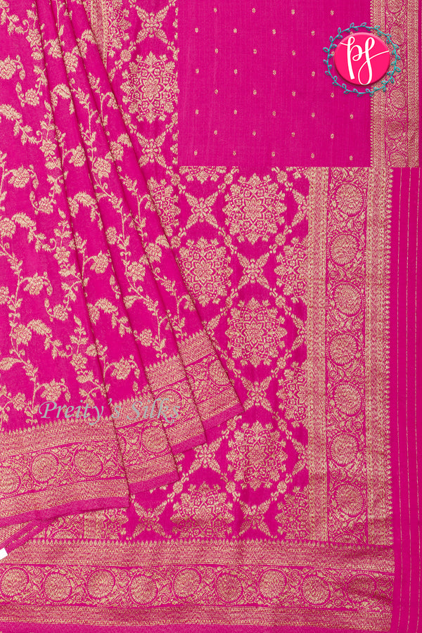 Semi Banarasi Georgette silk saree - PA48714