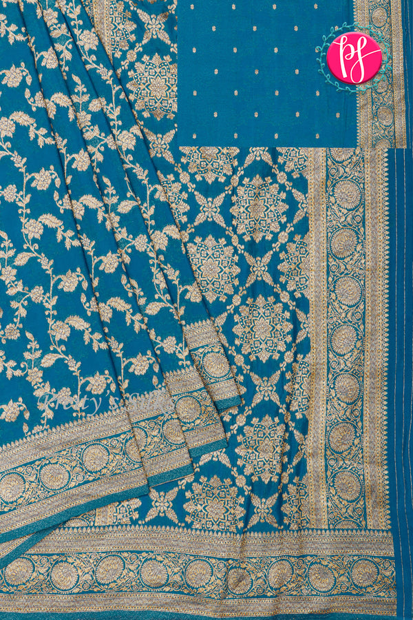 Semi Banarasi Georgette silk saree - PA48714