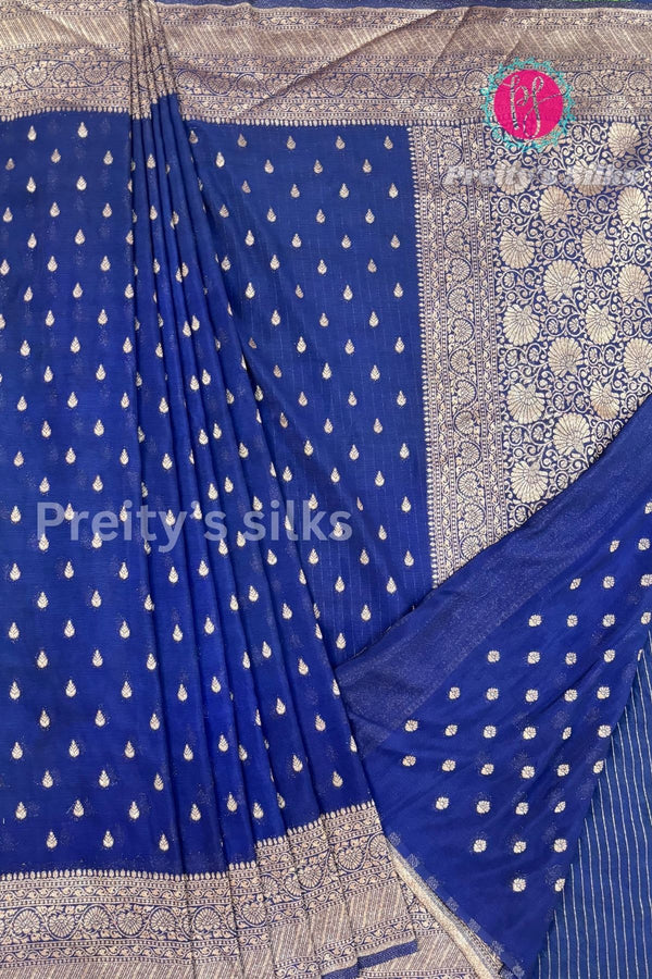 Semi Banarasi Georgette Silk Saree-PA49882