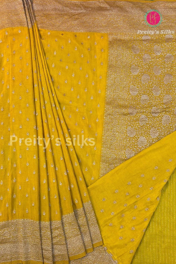 Semi Banarasi Georgette Silk Saree-PA49882