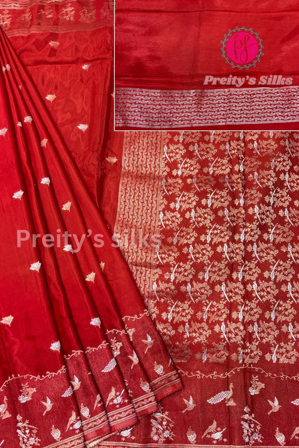 Semi Banarasi silk saree-PA49926