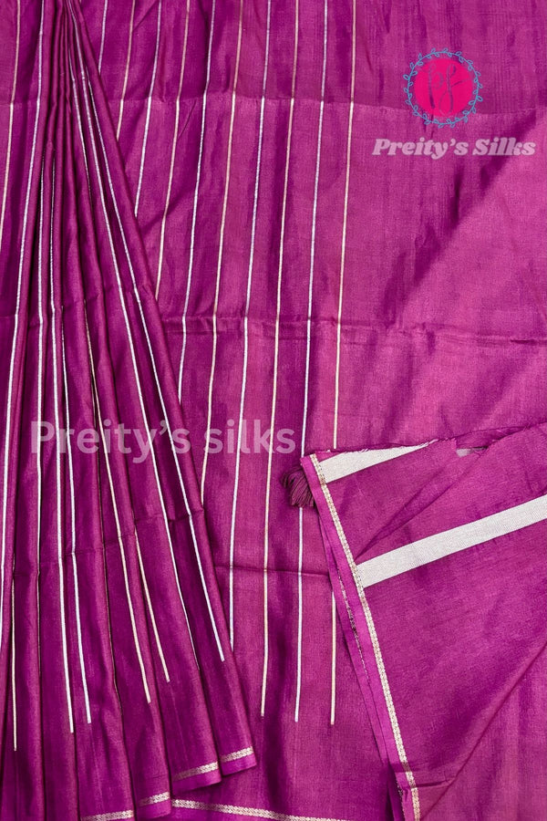 Semi Tussar Silk Saree-PA50020