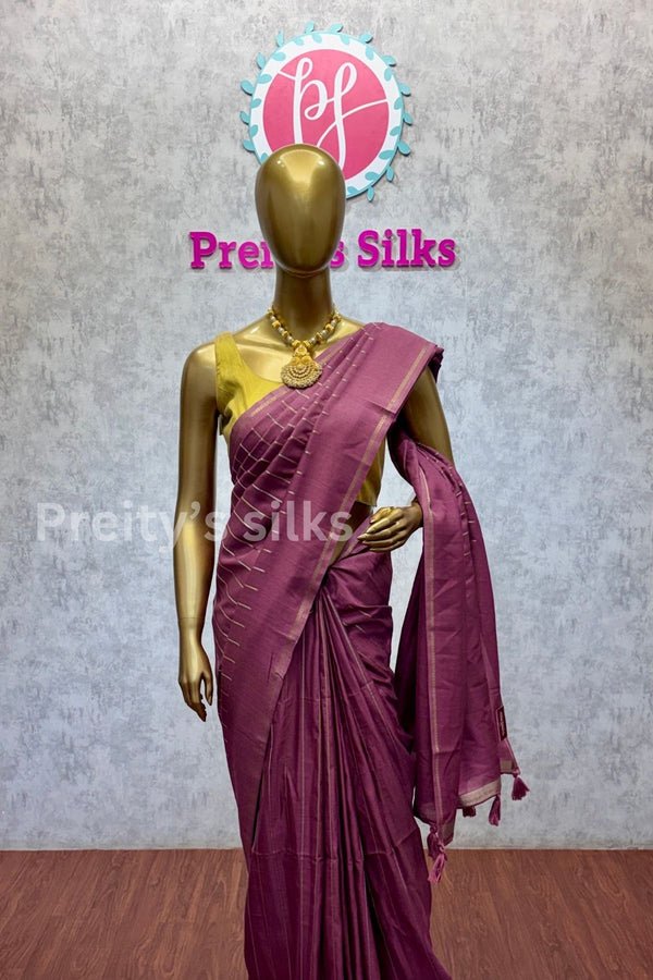 Semi Tussar Silk Saree-PA50020