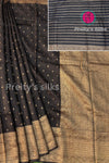 Semi Banarasi Tussar dupion Silk Saree - PA50421