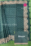 Semi Banarasi Tussar Dupion With Antique Zari Saree-PA50421