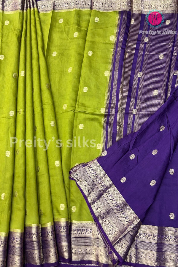 Butter Cotton Silk Saree-PA50900