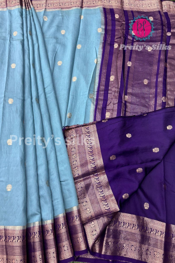 Butter Cotton Silk Saree-PA50900