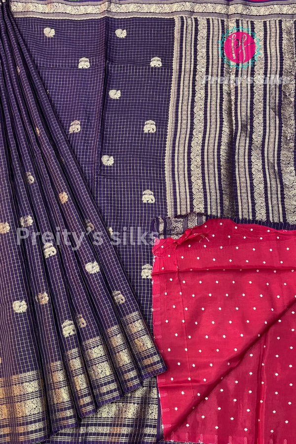 Semi crepe Silk Saree-PA51001