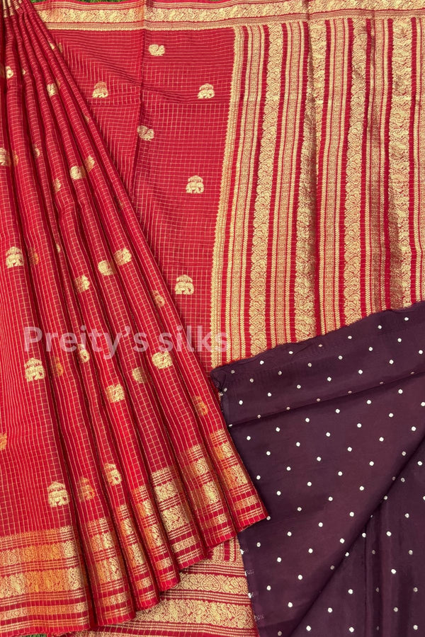 Semi crepe Silk Saree-PA51001