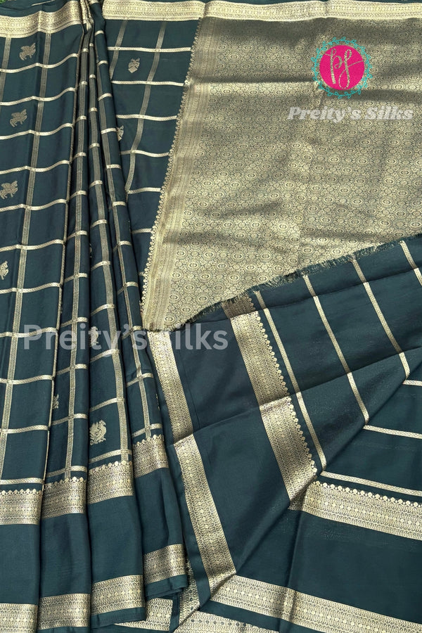 Semi Mysore Crepe Silk Saree-PA51521