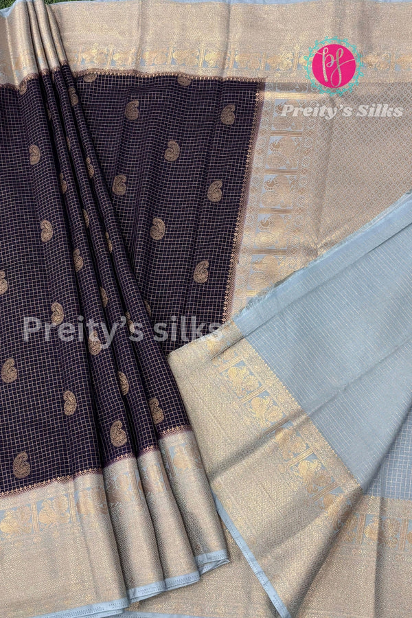 Semi Mysore crepe Silk&nbsp; Saree-PA51521