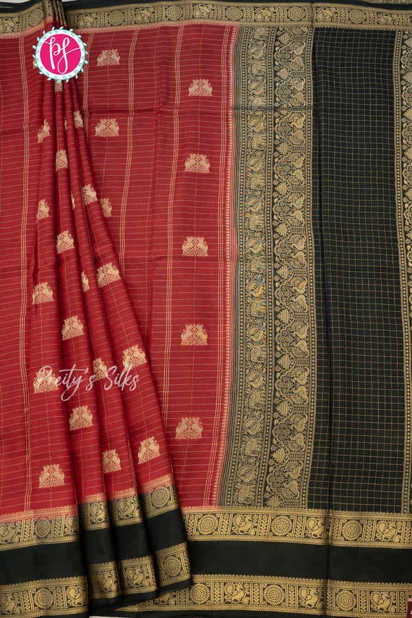 Munga Crepe Silk Saree-PA51803