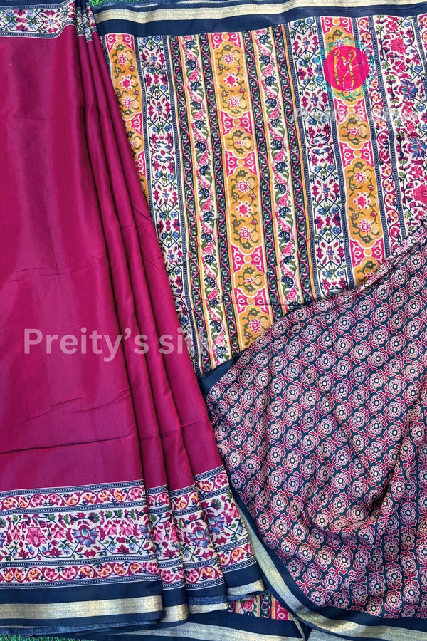 Cotton Blend Silk Saree-PA52016