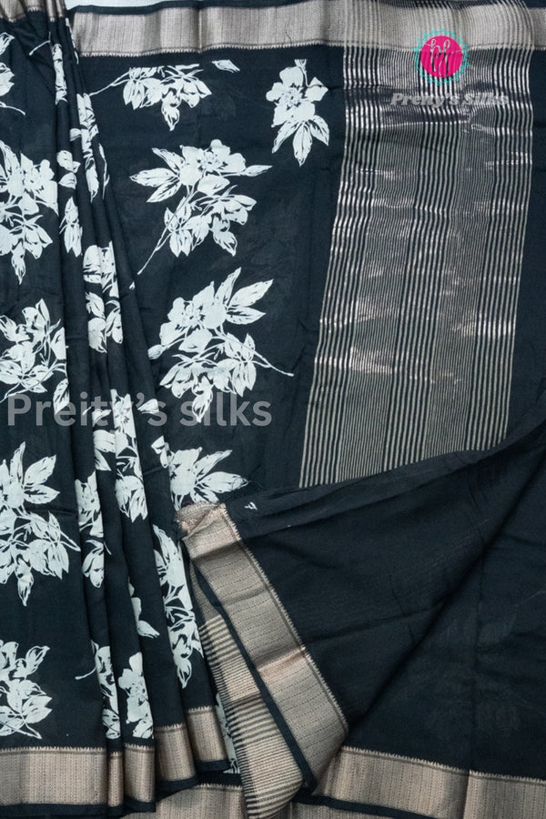 Butter Cotton Silk Saree-PA52691