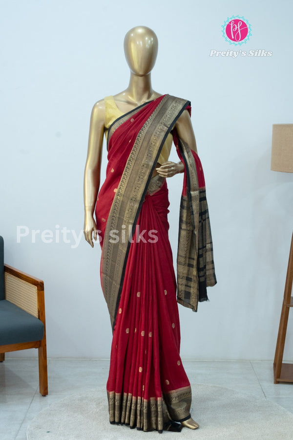 Butter Cotton Silk Saree-PA54769