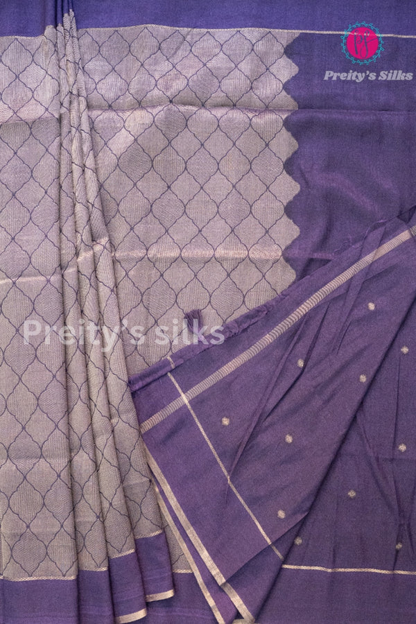 Banarasi Tussar Silk Saree with Brocade weaving -PA55221