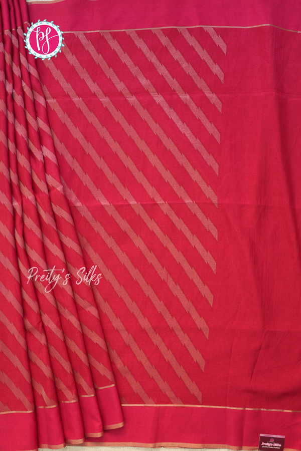 Semi kosa silk with Lahariya Pattern-PA55820