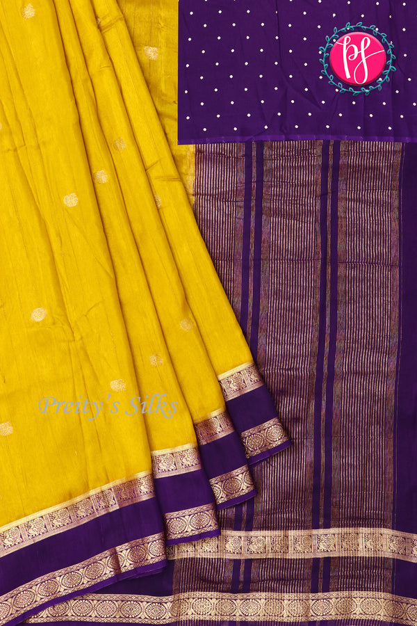 Semi Dupion Tussar Saree-PA20435