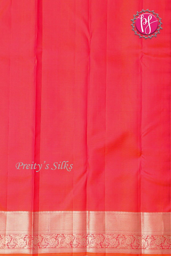 Pure Kanchipuram Silk Saree-Red-PA04489