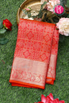 Pure Kanchipuram Silk Saree-Red-PA04489