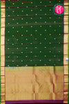 Pure Kanchipuram Silk Saree-Bottlegreen-PA27118